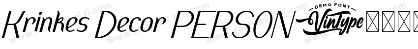 Krinkes Decor PERSON字体转换
